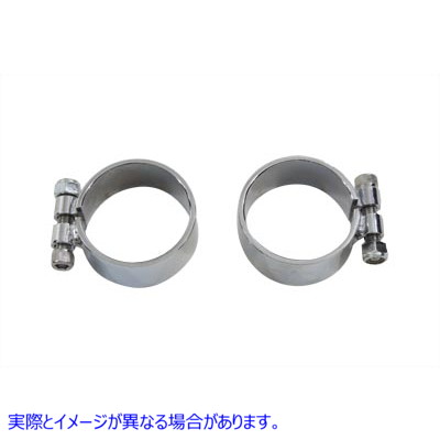 31-3960 クロームアレンタイプエキゾーストクランプセットワイド 取寄せ Vツイン Chrome Allen Type Exhaust Clamp Set Wide (検