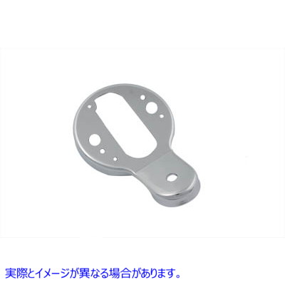 31-3964 クロームスピードメーターマウントブラケット 取寄せ Vツイン Chrome Speedometer Mount Bracket (検索用／67316-74