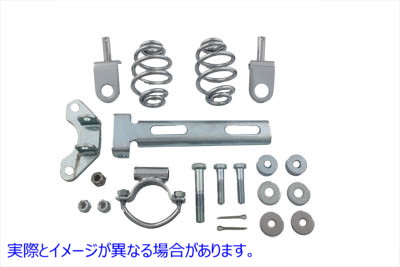 31-4010 ソロシートコイルスプリングマウントキット 取寄せ Vツイン Solo Seat Coil Spring Mount Kit (検索用／52244-82
