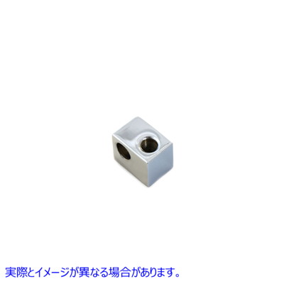 31-4028 Bates ヘッドランプ マウンティング ブロック クローム 取寄せ Vツイン Bates Headlamp Mounting Block Chrome (検索用