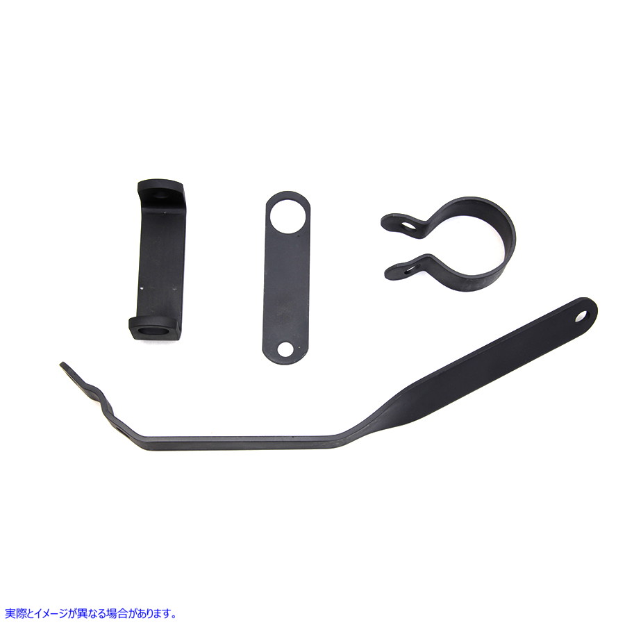 31-9010 Parkerized Servi-Car マフラー ハンガー ブラケット キット 取寄せ Vツイン Parkerized Servi-Car Muffler Hanger Brac