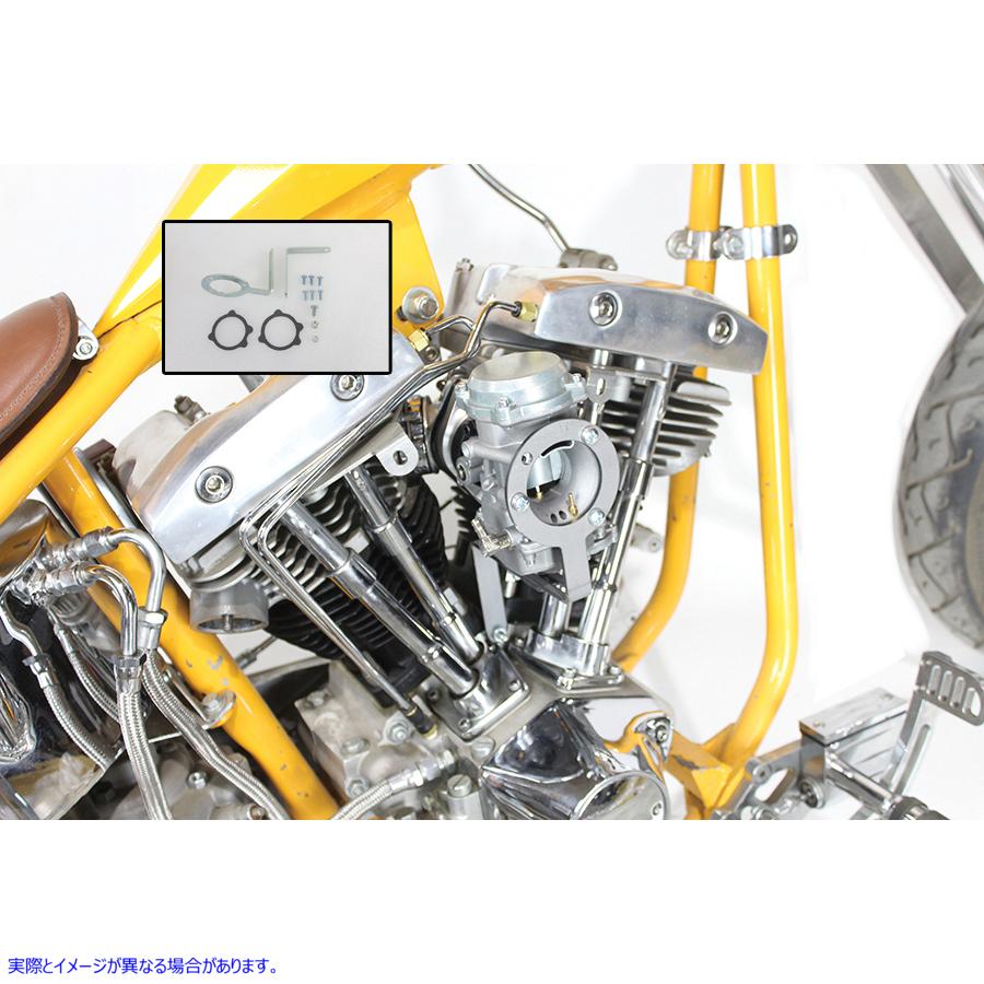 31-9900 CV キャブレター サポート ブラケット キット 亜鉛メッキ 取寄せ Vツイン CV Carburetor Support Kit Zinc Plated (検索