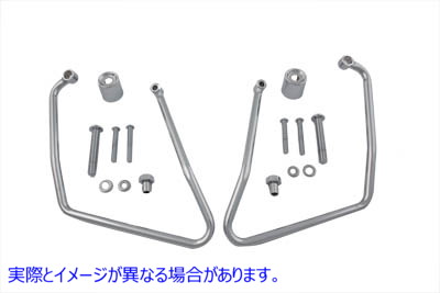 31-9924 クロームサドルバッグサポートセット 取寄せ Vツイン Chrome Saddlebag Support Set (検索用／90799-94D