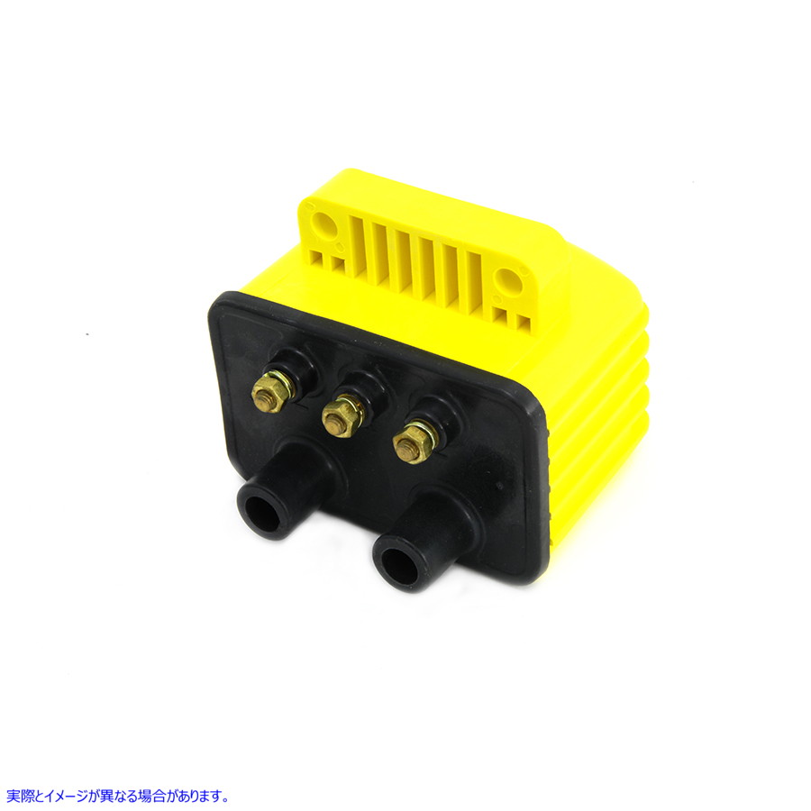 32-0090 アクセルイエロー シングルファイア スーパーコイル 取寄せ Vツイン Accel Yellow Single Fire Super Coil (検索用／ Ac