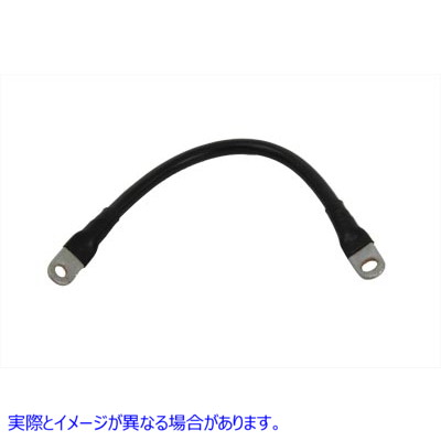 32-0313 黒のアース 10-1/4 インチ バッテリー ケーブル 取寄せ Vツイン Black Ground 10-1/4 inch Battery Cable (検索用／7031