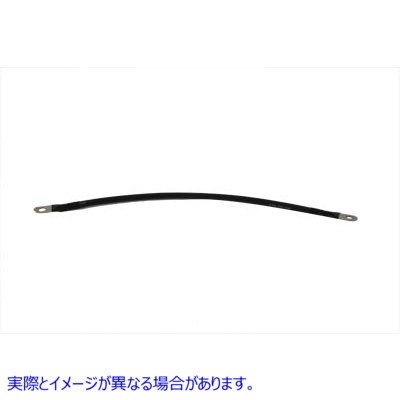 32-0316 黒プラス 15-3/4 インチ バッテリー ケーブル 取寄せ Vツイン Black Positive 15-3/4 inch Battery Cable (検索用／7006