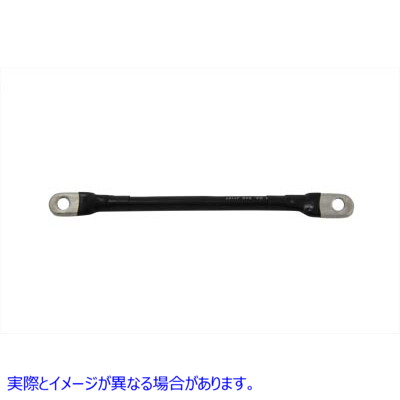 32-0327 バッテリー ケーブル 7/3-4 インチ ブラック アース 取寄せ Vツイン Battery Cable 7/3-4 inch Black Ground (検索用／7