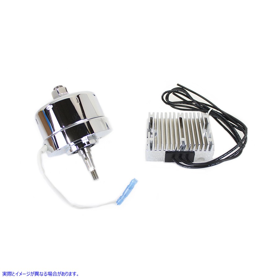 32-0372 Chrome 17 アンペア オルタネーター ジェネレーター 変換キット 取寄せ Vツイン Chrome 17 Amp Alternator Generator Co