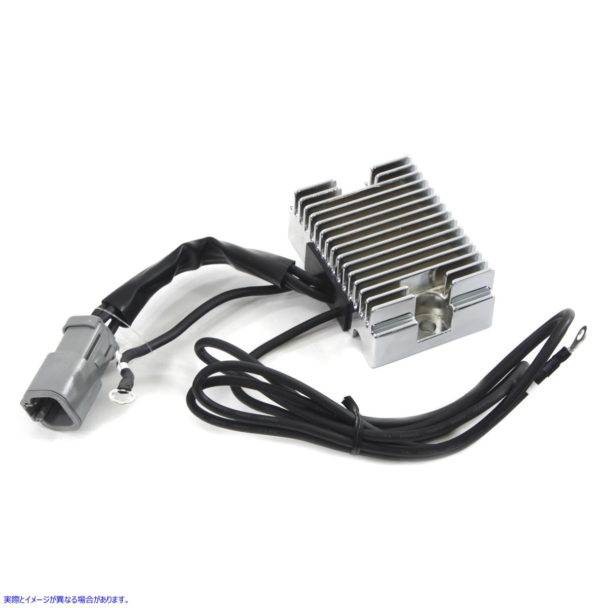 32-0378 レギュレーター 38 アンペア クローム 角型プラグ付き 取寄せ Vツイン Regulator 38 Amp Chrome with Square Plug (検索