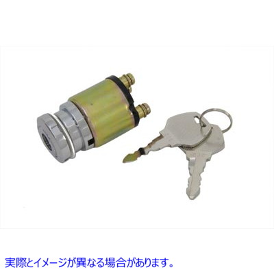 32-0416 クロームイグニッションキースイッチ 取寄せ Vツイン Chrome Ignition Key Switch (検索用／71425-77
