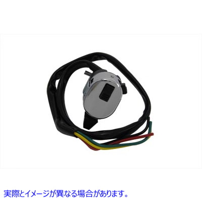 32-0422 ホーンボタン付きクロームディマースイッチ 取寄せ Vツイン Chrome Dimmer Switch With Horn Button (検索用／