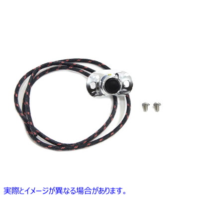 32-0574 ハンドルバーホーンスイッチボタン（単線） Handlebar Horn Switch Button with Single Wire 取寄せ Vツイン (検索用／7