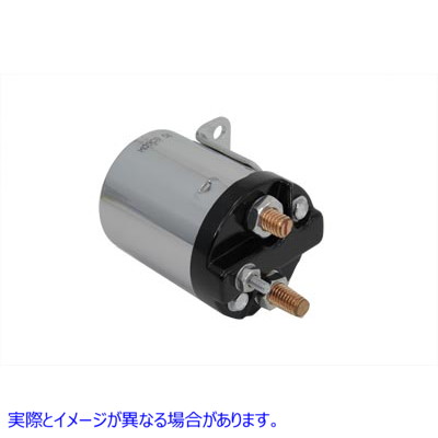 32-0632 アクセルクロームスターターソレノイド 取寄せ Vツイン Accel Chrome Starter Solenoid (検索用／71469-65 Accel 40111C