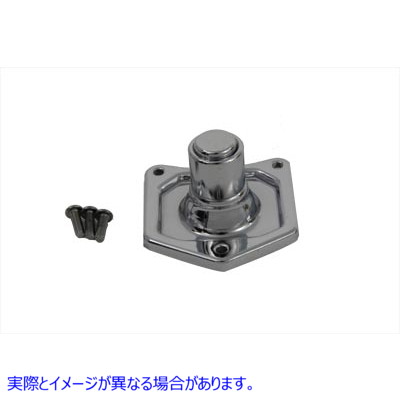 32-0742 リモートスターターボタンクローム 取寄せ Vツイン Remote Starter Button Chrome (検索用／