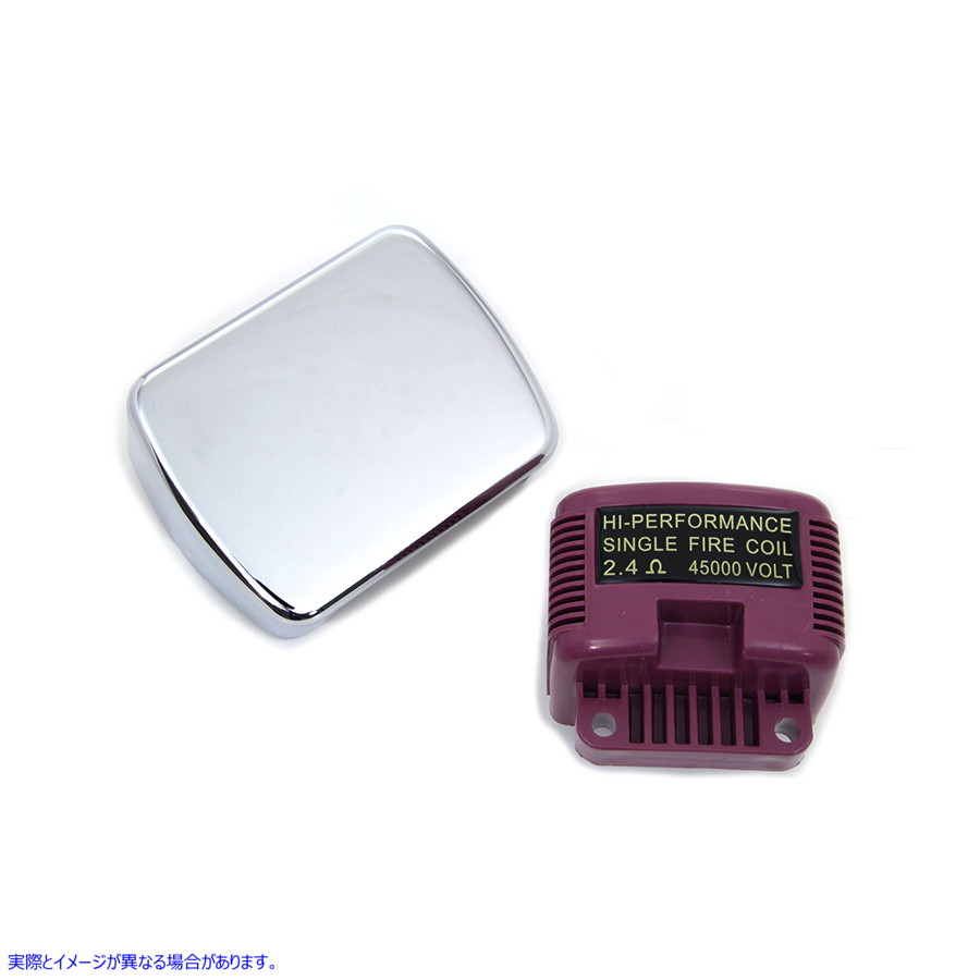 32-0749 シングルファイアコイルキット (カバー付き) 45 KV 取寄せ Vツイン Single Fire Coil Kit with Cover 45 KV (検索用／