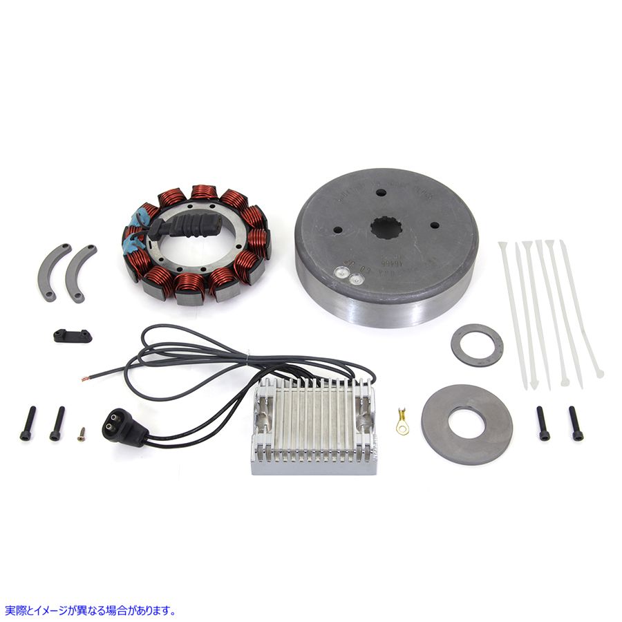 32-0775 オルタネーター充電システム キット 32 アンペア 取寄せ Vツイン Alternator Charging System Kit 32 Amp (検索用／2998