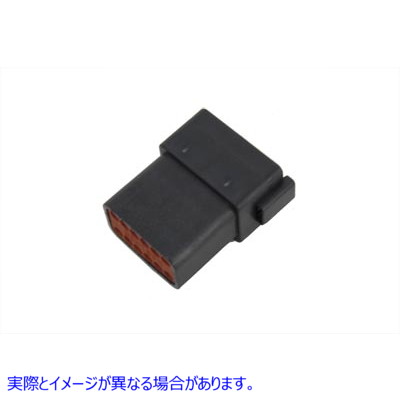 32-0905 OE Deutsch 配線ピン ハウジング 12 ピン 取寄せ Vツイン OE Deutsch Wiring Pin Housing 12-Pin (検索用／72109-94BK O