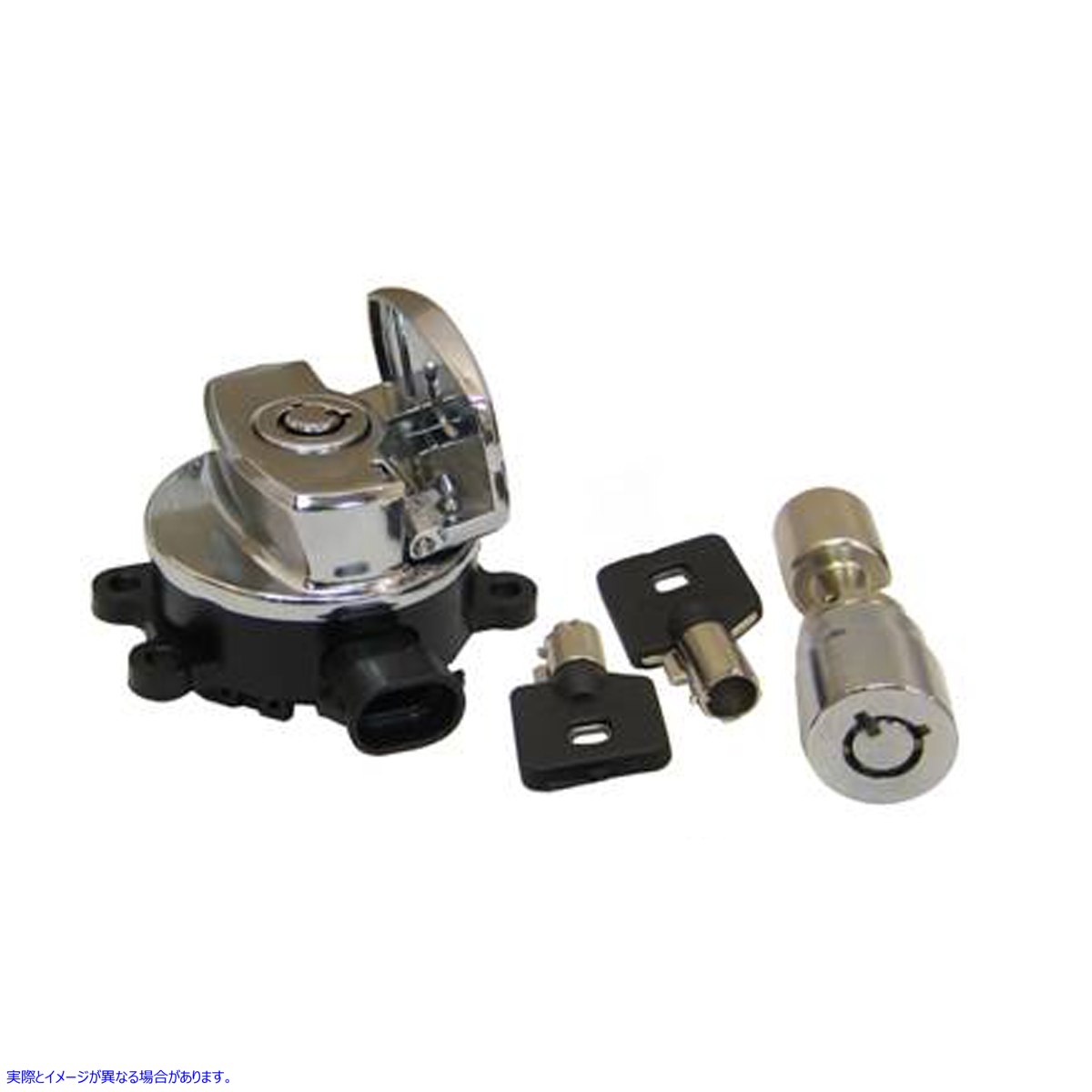 32-1088 イグニッションキースイッチ クローム 取寄せ Vツイン Ignition Key Switch Chrome (検索用／71419-11