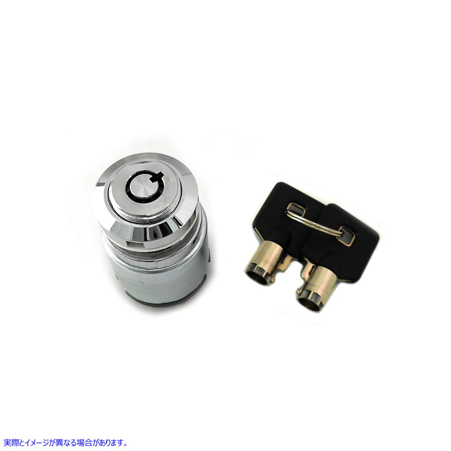 32-1099 クロームイグニッションキースイッチ 取寄せ Vツイン Chrome Ignition Key Switch (検索用／71425-77