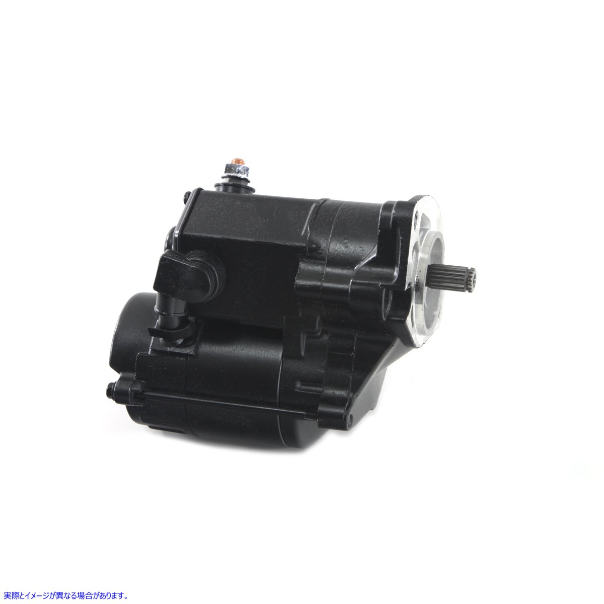 32-1150 Volt Tech スターター モーター 1.4kW ブラック 取寄せ Vツイン Volt Tech Starter Motor 1.4 kW Black (検索用／