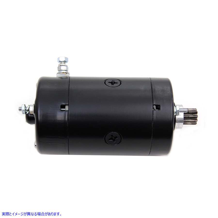 32-1307 日立タイプ ブラック スターター モーター 取寄せ Vツイン Hitachi Type Black Starter Motor (検索用／31570-73