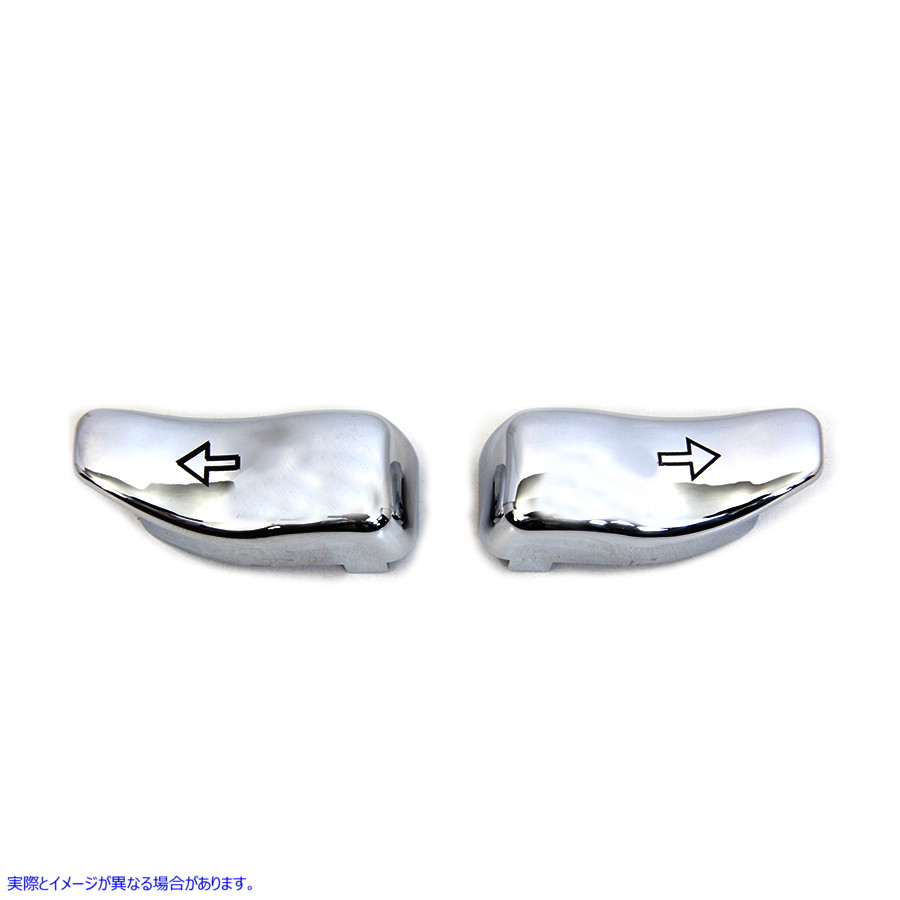 32-1320 クローム ウインカー エクステンション キャップ 取寄せ Vツイン Chrome Turn Signal Extension Cap (検索用／71500411