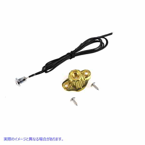 32-1379 オールドスクールシングルスイッチキット真鍮仕上げ 取寄せ Vツイン Old School Single Switch Kit Brass Finish (検索