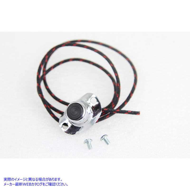32-1388 レプリカハンドルバーホーンスイッチボタン、ワイヤー1本付き 取寄せ Vツイン Replica Handlebar Horn Switch Button wi
