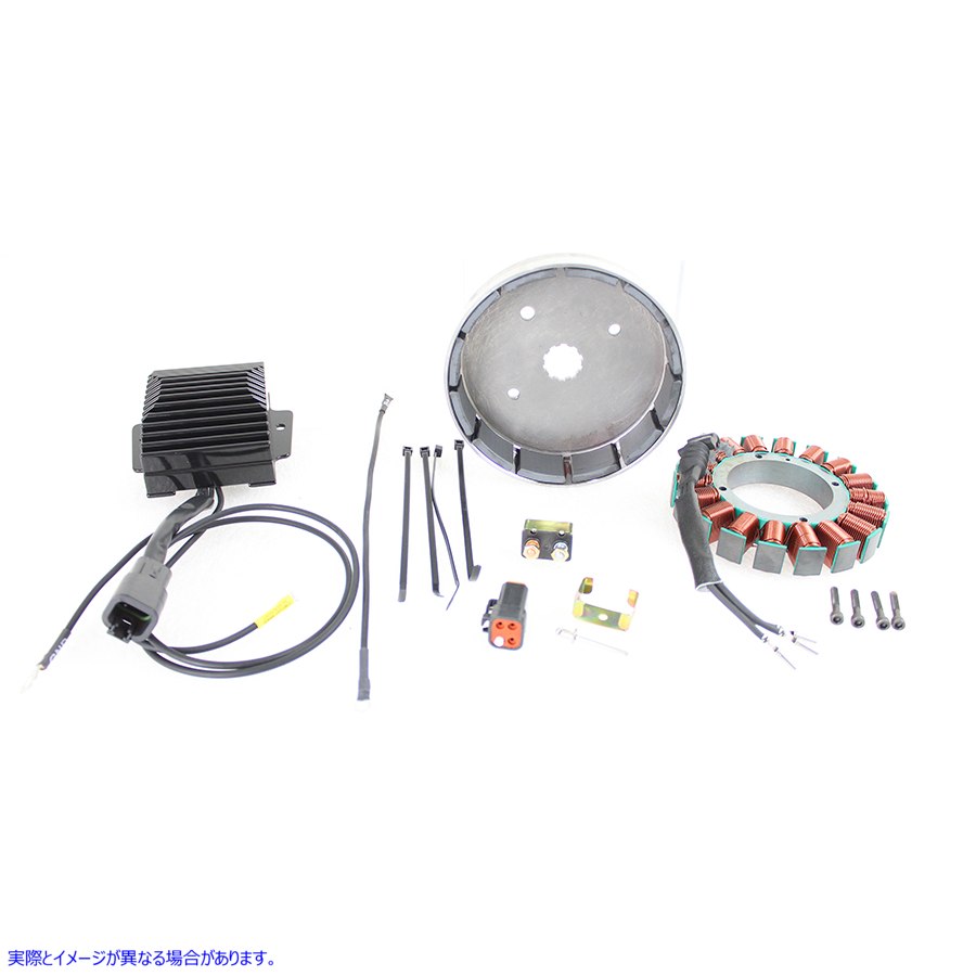 32-1475 FXST、FLST 45 アンペア三相オルタネーター キット 取寄せ Vツイン FXST FLST 45 Amp Three Phase Alternator Kit (検索