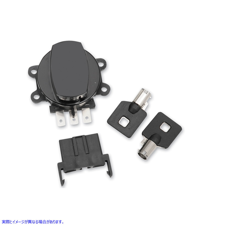 32-1486 サイドヒンジイグニッションスイッチ ブラック 取寄せ Vツイン Side Hinge Ignition Switch Black (検索用／