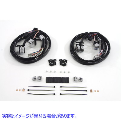 32-1525 ハンドルバースイッチキット クローム 取寄せ Vツイン Handlebar Switch Kit Chrome (検索用／