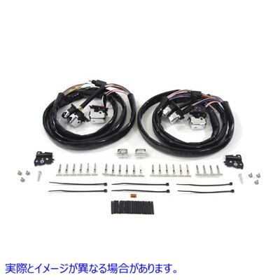 32-1529 ハンドルバースイッチキット クローム 取寄せ Vツイン Handlebar Switch Kit Chrome (検索用／