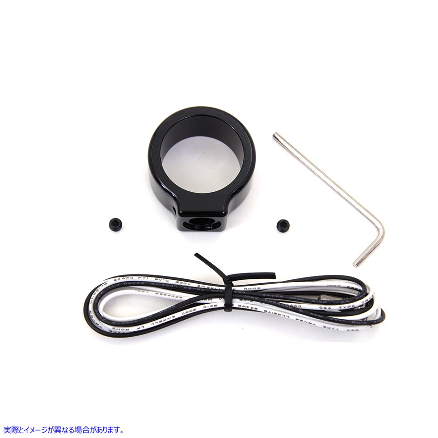 32-1542 ブラック シングル ハンドルバー ボタン スイッチ キット 取寄せ Vツイン Black Single Handlebar Button Switch Kit (