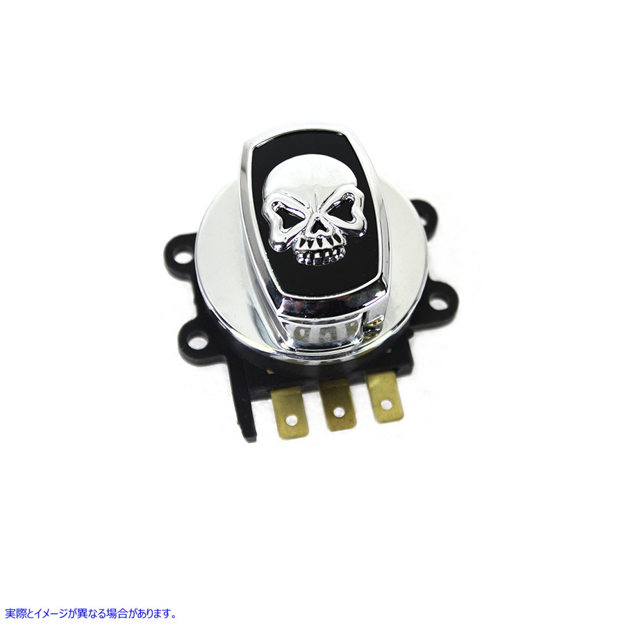 32-1586 レプリカスカル点火スイッチ 取寄せ Vツイン Replica Skull Ignition Switch (検索用／71313-96