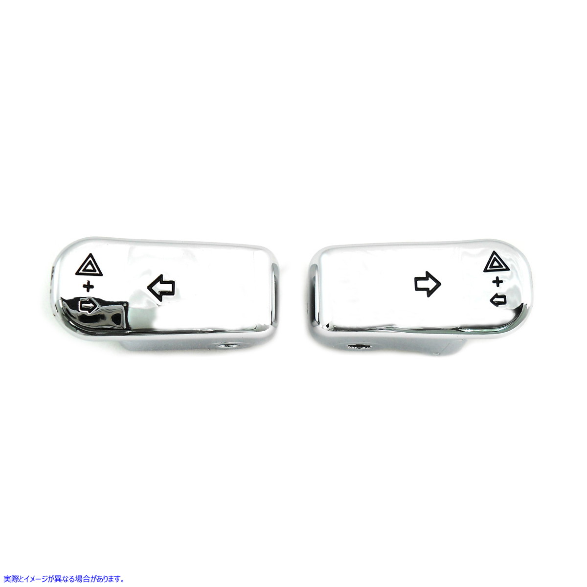 32-1668 クローム ウインカー エクステンション キャップ 取寄せ Vツイン Chrome Turn Signal Extension Cap (検索用／71500180