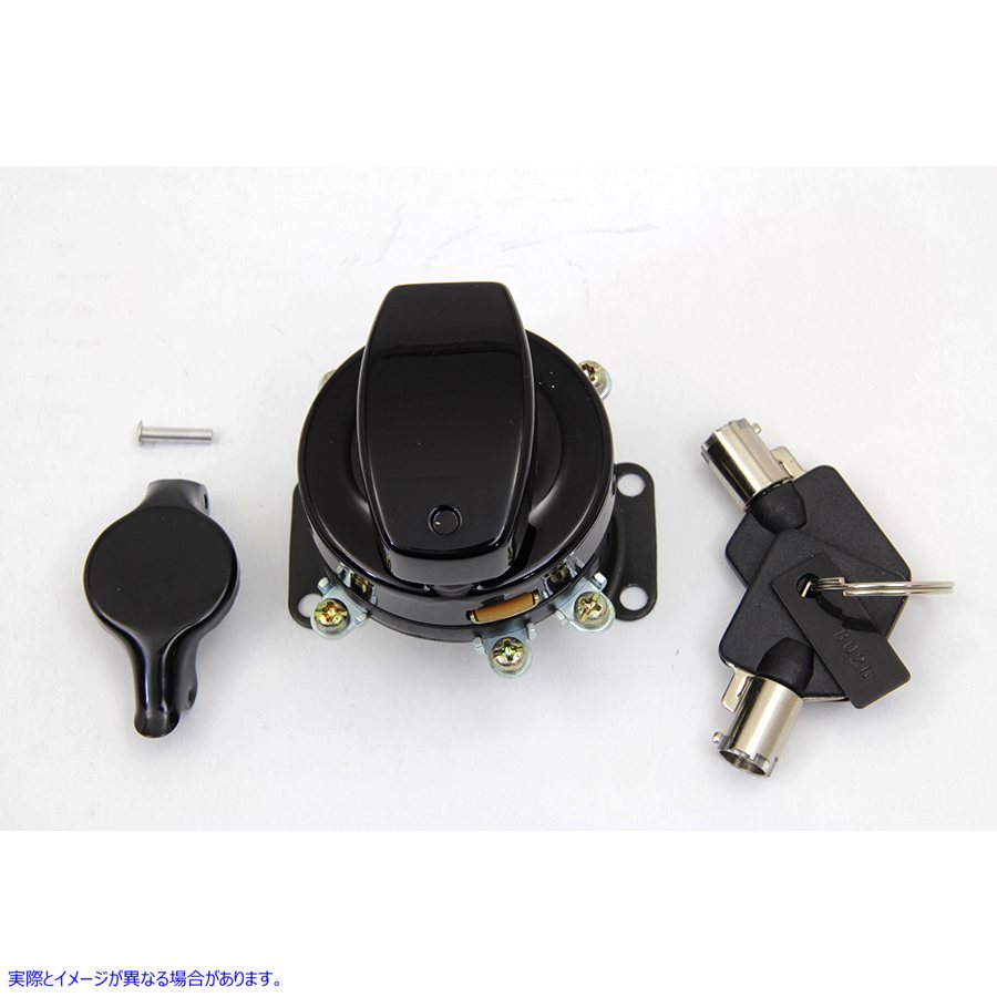 32-1692 ファットボブ イグニッションスイッチ 5端子付 グロスブラック 取寄せ Vツイン Fat Bob Ignition Switch with 5 Termina