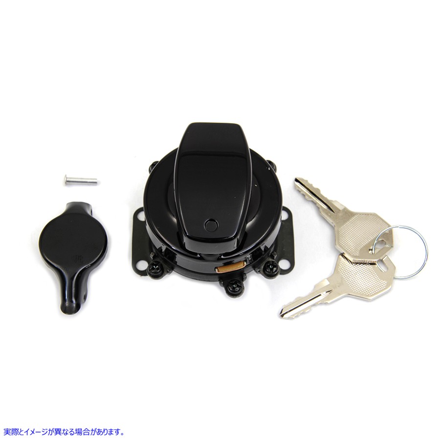 32-1693 ファットボブ イグニッションスイッチ 6端子 グロスブラック 取寄せ Vツイン Fat Bob Ignition Switch with 6 Terminals