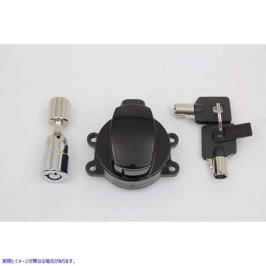 32-1698 イグニッションキースイッチ グロスブラック 取寄せ Vツイン Ignition Key Switch Gloss Black (検索用／71419-11