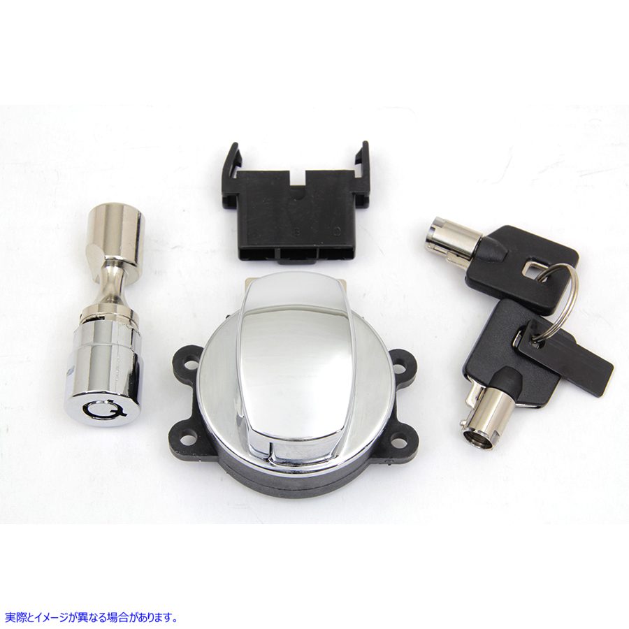 32-1699 ヒンジ点火スイッチ クローム 取寄せ Vツイン Hinge Ignition Switch Chrome (検索用／