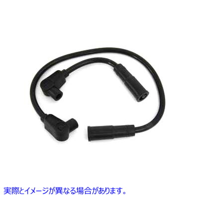 32-2003 Sumax スパーク プラグ ワイヤー セット ブラック 取寄せ Vツイン Sumax Spark Plug Wire Set Black (検索用／ Sumax 20