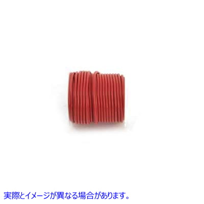 32-2141 プライマリワイヤ18ゲージ45 'ロールレッド Primary Wire 18 Gauge 45' Roll Red 取寄せ Vツイン (検索用／ V-Twin