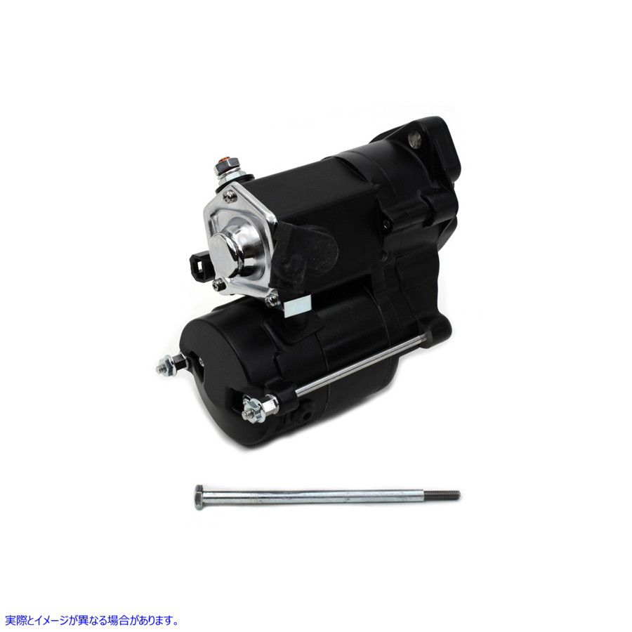 32-5117 Volt Tech スターター モーター 1.7kW ブラック 取寄せ Vツイン Volt Tech Starter Motor 1.7 kW Black (検索用／ All B