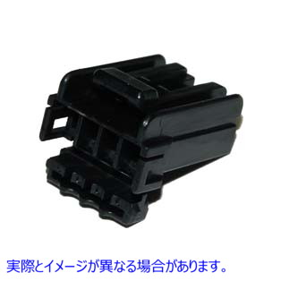 32-6510 アンプソケット配線ハウジング 4 ポジション 取寄せ Vツイン Amp Socket Wiring Housing 4 Position (検索用／73154-96B