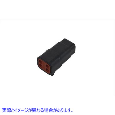 32-6524 Deutsch 配線ソケット ハウジング 4 ポジション 取寄せ Vツイン Deutsch Wiring Socket Housing 4 Position (検索用／74