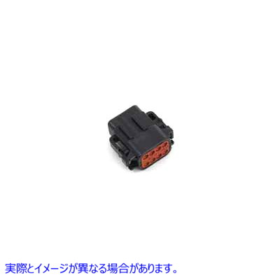 32-6525 Deutsch 配線ソケット ハウジング 8 ポジション 取寄せ Vツイン Deutsch Wiring Socket Housing 8 Position (検索用／74