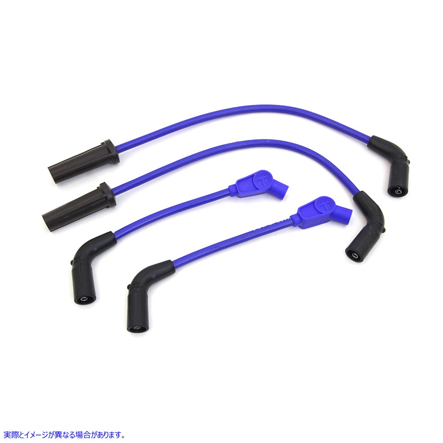 32-7380 Sumax スパーク プラグ ワイヤー セット ブルー 取寄せ Vツイン Sumax Spark Plug Wire Set Blue (検索用／ Sumax 30638