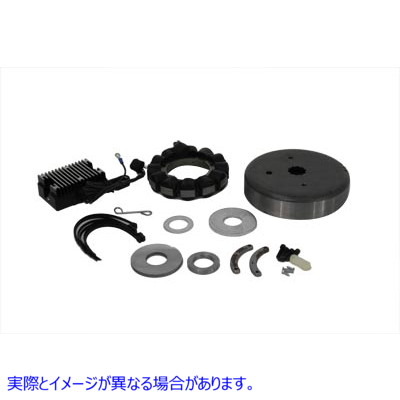 32-7500 オルタネーター充電システム キット 22 アンペア 取寄せ Vツイン Alternator Charging System Kit 22 Amp (検索用／