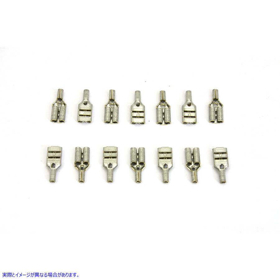 32-8026 フラグ配線端子 3/16 インチ メス スペード 取寄せ Vツイン Flag Wiring Terminal 3/16 inch Female Spade (検索用／993