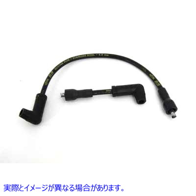 32-8045 アクセルブラック 8.8mm スパークプラグワイヤーセット 取寄せ Vツイン Accel Black 8.8mm Spark Plug Wire Set (検索用