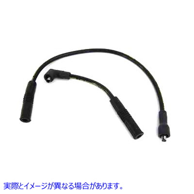 32-8050 アクセルブラック 8.8mm スパークプラグワイヤーセット 取寄せ Vツイン Accel Black 8.8mm Spark Plug Wire Set (検索用